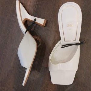 White Zara Heel