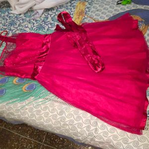 Women Birthday Dress PArty With Ribbon