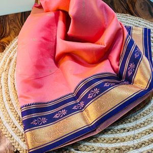 Elegant New Pink Saree