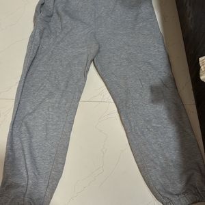 Grey sweatpants