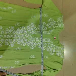 Sea Green Handwork Lucknowi Plazopair