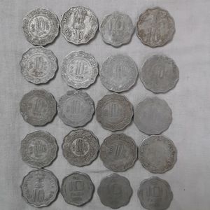 10 Paice Old 24 Coins