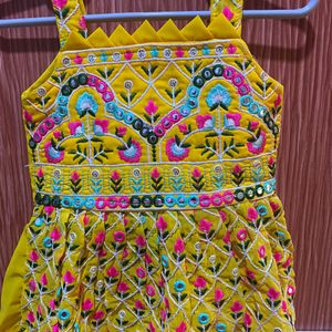 Beautiful Yellow Baby Girl Sharara Dress