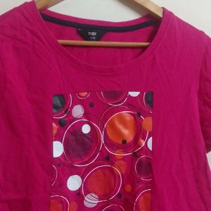 Max Pink Regular Wear Tee