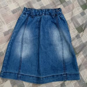 Y2k Blue Skirt