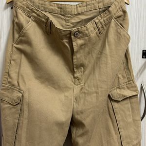 Khaki Cargo Denim