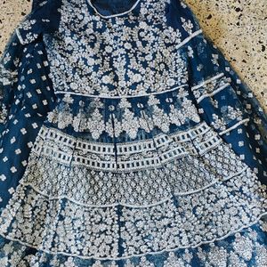 Heavy Peplum Kurta With Gharara Dupatta