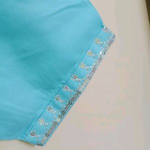 Sky Blue Kurti(Negotiable)