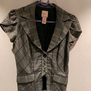 Checkered Half Jacket