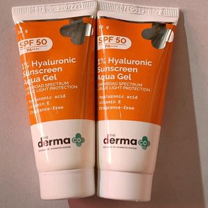 Combo Of The Derma Co Gel Sunscreen