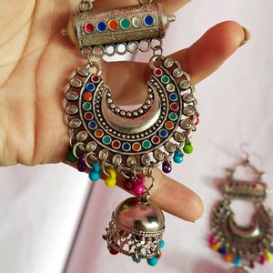 Multicoloured Jhumka