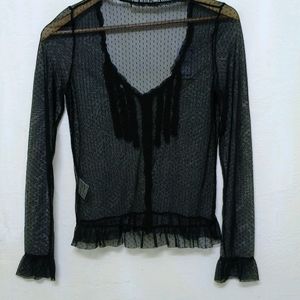 Trendy New Black Top For Women