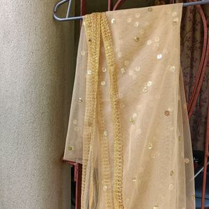 Branded New Gold Toned Embroidered Dupatta💛💛💛