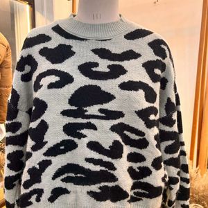 Women’s Animal Print Wool Blend