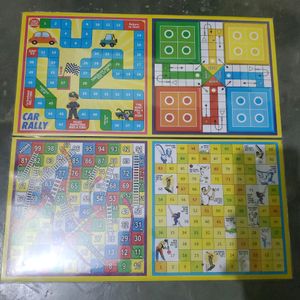 5 IN 1 BUSINESS GAME , LUDO,SNAKE,RACE,CRICKET.