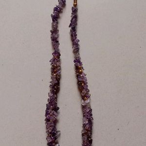 Women Fancy Necklace Purple Colour