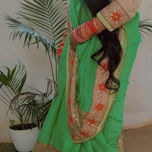 Wedding Saree + Kangan