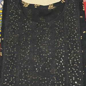 Beautiful Black Kurti XXL