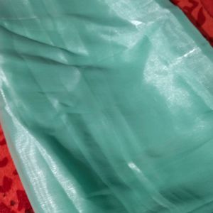 Tissue Fabric Saree...🩵