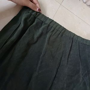 Dark Olive Velvet Pants