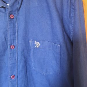 U.S.Polo Assn Royal Blue Shirt (Men)