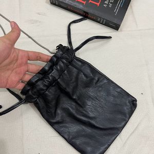 Faux Leather Phone Pouch.