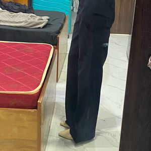 Black Formal Flared Trouser