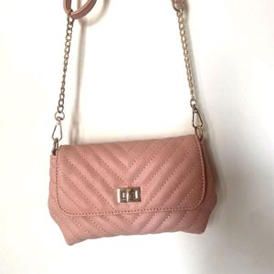 Stylish Pink Sling Bag For Girls