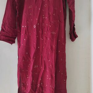 long marron kurta ❤️‍🔥