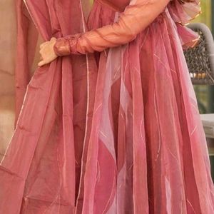 Anarkali Suit Set With Dupatta