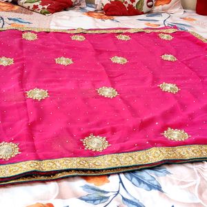 New Fully Embroidery work Saree