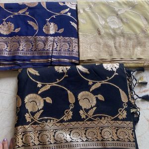 Brand New Pure Silk Saree With Blouse Piece