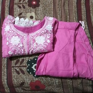 Chikankari Work Suit Set