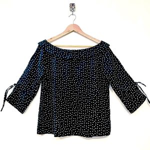 Style Quotient By Noi Casual Polka Print Top Women