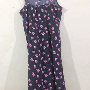 Floral Sleeveless Frock