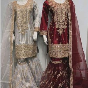 Heavy Bridal Garara Set