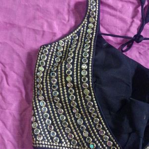 Designer Mirror Work Blouse