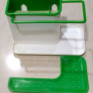 Kitchen Sink Organizer With Draining Lid