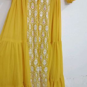 Nayra Cut Long Gown