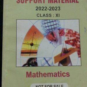 Class 11th Support Material Mathematics 2022-23