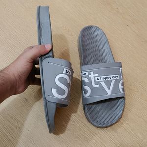 New Men Style Printed Fashionable Slide Size-10