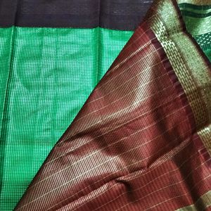 New Saree  With Fall Piko Done