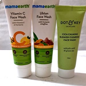 MAMA EARTH AND DOT&KEY FACEWASH