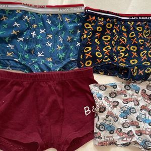 Boys Shorts Pack Of 4