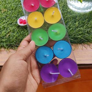 Rainbow TLight Floating Candles (set Of 2 Boxes)