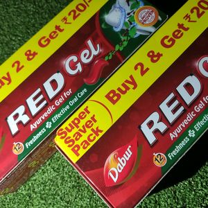 (Pack of 2) Dabur Red Gel Ayurvedic Toothpaste