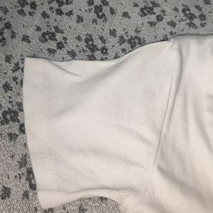 Broad Square Neck,Fitted Small Sized Crop Top