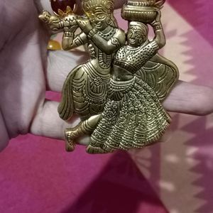 Traditional Radha Krishna Pendent Set