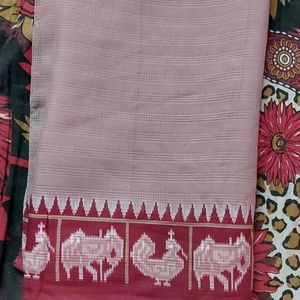 Classic Bird Printed Saree