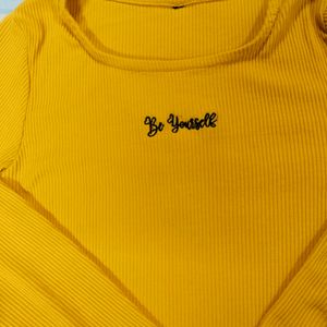 Mustard 💛🟡💛 Crop Top For Beautiful Girls